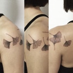 ginkgo leaf #ginkgoleaf #linework #tattoo #tattooisthongdam #타투 #타투이스트홍담