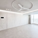 울산시 울산삼산푸르지오 인테리어, 화이트 톤의 아일랜드로 완성한 대면형 주방 32평 | LX Z:IN