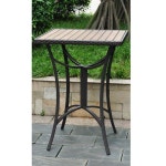 Barcelona Resin Wicker Table   32  Square | 보조테이블