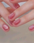 아이스젤 #별빛네일로얄핑크 1275 다크로즈 #stargalaxygel #royalpink 1275 #별빛네일… | 네일 스타일, 예쁜 손톱, 젤네일
