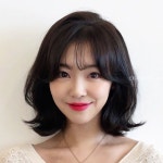 헤어에 있는 Sohee Song님의 핀 | 헤어스타일, 미디엄 헤어스타일, 단발 파마 머리 스타일