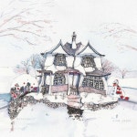NETHERHILL, ABERDOUR. Watercolour by Glen Craig. The Historic Village of Aberdour in sunny Fife, Scotland. | 색연필 그림, 그림... 