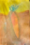 3rd grade: Painting; Carrot; a color study | 수채화