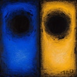 포스터칼라 오일파스텔 혼합 재료 그림