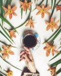 Pin de 여름 김 em Цветы | Café