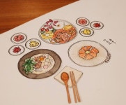 보라이어티 on Instagram: “아소코 あそこ 삼덕동 정갈한 맛집 . 오랜만의 한 상 그리기” | Thức ăn