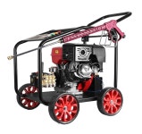 상업용 가솔린 엔진 제트 클리너, 가솔린 파워 고압 파워 와셔, 세차 장비, 15lpm, 350bar