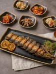 오이시회물회 생선구이 | 화덕생선구이로 유명한 세종맛집 #고등어밥상 에서 장어구이를 출시... 그외 참소라 물회, 무침, 국수 및 여러가지 사이드 메뉴도 정성스레...