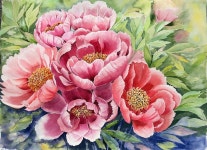 내 친구에 있는 리나 홍님의 핀 | 수채화 꽃, 유화, 수채화