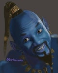 #알라딘 #윌스미스 #지니 #드로잉 #그래픽 #갤럭시노트3 #폰그림 #art #illustration #willsmith #drawing #graphic #aladdin | 그림... 