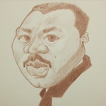 #sketch #art #artofideo #caricature #facebookchallenge #traditional #brown #martinlutherking #ihaveadream #캐리커쳐 | Caricas