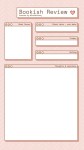 Bookish Review | Organization planner printables, Book template, Agenda planner