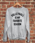 Volleyball Is My Favorite Season Crewneck Sweatshirt in 2022 | Sweatshirts, Volleyball sweatshirts, Crew neck sweatshirt