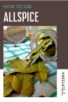 How to Use Allspice (Pimenta dioica) - spice, herb, and lore in 2022 | Herbs, Spices, Allspice