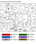 Pin by 아가월드 삼성교육센타 on Εργασίες για τα παιδιά | Math coloring worksheets, Math coloring, Preschool... 