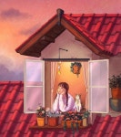 Illustrator Rini(리니) on Instagram: “<하루의 끝 (End of a day)> 오늘부터 설 연휴 시작이네요! 모두 좋은 시… en 2021... 