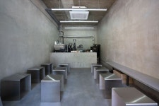 노출 컨셉 빈티지모던 분위기의 10평 카페인테리어 (서대문구 창천동)