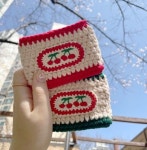 🍒체리 뜨개 카드지갑🍒