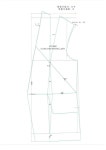 양장기능사-실기-04번-자켓 패턴 제도-자켓, 하이넥 카라, 브이넥 | 패턴, 양재, 무료 패턴