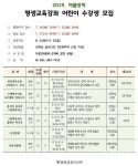 담양공공도서관, 여름방학 어린이 평생교육강좌 수강생 모집