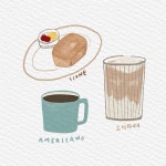 스콘과 커피