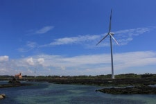 제주도 신창 풍력발전단지