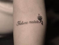 하쿠나마타타 #hakunamatata #smalltattoo #inditattoo #인디타투 #안산타투