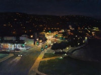 Pin page Carl Bretzke, Highway 1, Oil on aluminum | 도시 미학, 유화, 도시