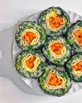 예바비💘 시금치 한통 다먹겠네..[ 시금치무침김밥 ] 사진아래 공지채널... #시금치김밥 #시금치김밥만들기 #시금치김밥레시피 #나물김밥... 
