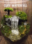 Add a Miniature Waterfall Pond or River to your Fairy Garden #gardeningdiy | 페어리가든, 젠 정원, 정원 아이디어