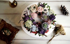 #하루가달고나 #케익 #떡케익 #주문제작 #떡카페 #망원동 #꽃케익  #flowercake #ricecake #decorating #cake #weddingcake... 
