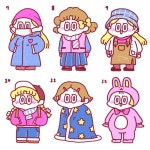 Pin page 이공 Leegong (@mynameis20) · Instagram 照片和视频 | Birthday illustration, Stickers, What to draw