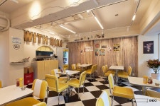 아메리칸 빈티지 스타일의 수제버거샵 인테리어 American Vintage Style Burgurshop Interior Design