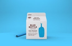 [패키지디자인]우유팩 아이스커피 : 네이버 블로그 | Blue bottle coffee, Blue bottle, Packaging design