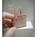 구찌스타일 #명품가방 #숄더백 #가방#백 #만들기 #공방... 취미 #미니어쳐 #돌하우스 #miniature #miniatures #dollhouse... 