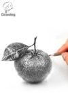 [Pencil Drawing] How to Draw Orange / 오렌지 연필 소묘 기초 정물 정밀 개체묘사 드로잉 그림 그리기