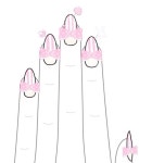 Pin by ⠀ on ㅤㅤㅤㅤㅤㅤㅤㅤㅤㅤㅤ | Cute simple nails, Really cute nails, Kawaii nails