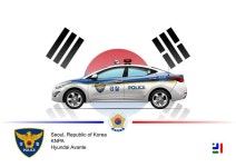 Hyundai Avante Seoul, Republic of Korea 🇰🇷 경찰청 Korean National Police Agency 🔵🔵⬜🔴🔴 #Seoul #SouthKorea #ROK... 