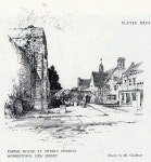 Bertram Grosvenor Goodhue. Parrish House Drawing | 배경, 드로잉, 연필화