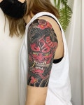 Irezumi hanyatattoo koreatattoo 한야타투 반팔타투 경성대타투/유타잉크/유주 on Instagram: “마지막은 언제나 아쉽네요😭 오늘도... 