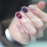 한 모습보고 영감받은 아트입니다 이뿐손 이쁜아트~ @nail_41shop #41샵 #네일디자이너지니 #지… | 젤네일, 네일, 프렌치 네일