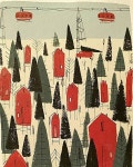 Instagram의 Angela Smyth님: “Among The Trees - minimal colour and line, my favourite combination. Have a great week #artislife... 