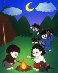 이런 날에는 역시 캠핑이지 다같이 고기구워먹자... 좋아요 #일러스트 #illust #character #character_design #camp #camping #liketime