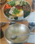 오늘 점심으로 오랜만에 찾은 단지국수에서 비빔밥6천원을 완식.   낮기온 27도로 무더운 날 식당에 도착하니 손님으로 꽉 차서 대기한지... 