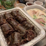 잤돠 🤕 24시간만에 식사 진짜 맛있는 토종순대와 얼큰수육국밥 그리고 정체불명의 국물있는 수육보쌈..? 그래도 다 맛있었다... 