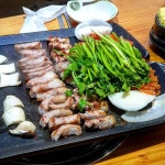 광주 #수완지구#이정돈돼야지#삼겹살 #가브리살#비빔냉면 #오늘뭐먹지 . . . 오랜만에 누나를 만나서 먹은 저녁🔥🔥🔥 삼겹살 노릇노릇……