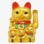 모집하여 돈 고양이, 재물을 고양이 오복 부른다, 재운을 불러오다 일러스트 PNG, 재물을 고양이 오복 부른다 이미지 벡터, PSD... 