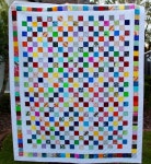 Nine Patch Scrap Quilt | 머신 퀼트, 퀼트