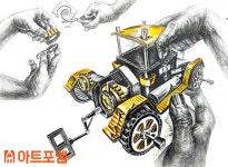 [아트포엠기숙학원] 기초소양, 기초조형 학생시험작