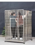 스테인레스 대형 새장 집, 마이 나 안뜰 앵무새, 코카티엘 새장, 새장 둥지, Oiseaux 액세서리, 애완 동물 집